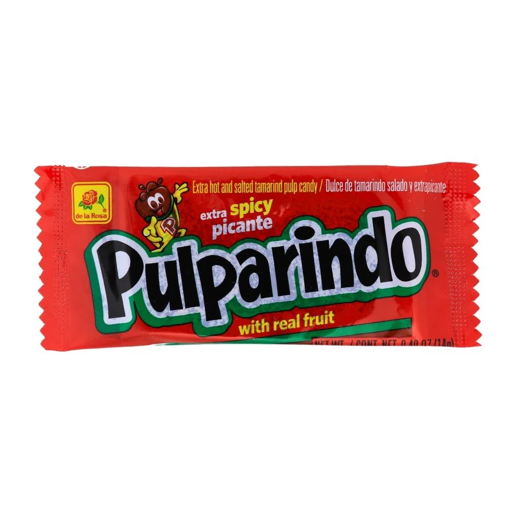De La Rosa Pulparindo Tamarind Candy Extra Spicy - 20ct Box - Image 2