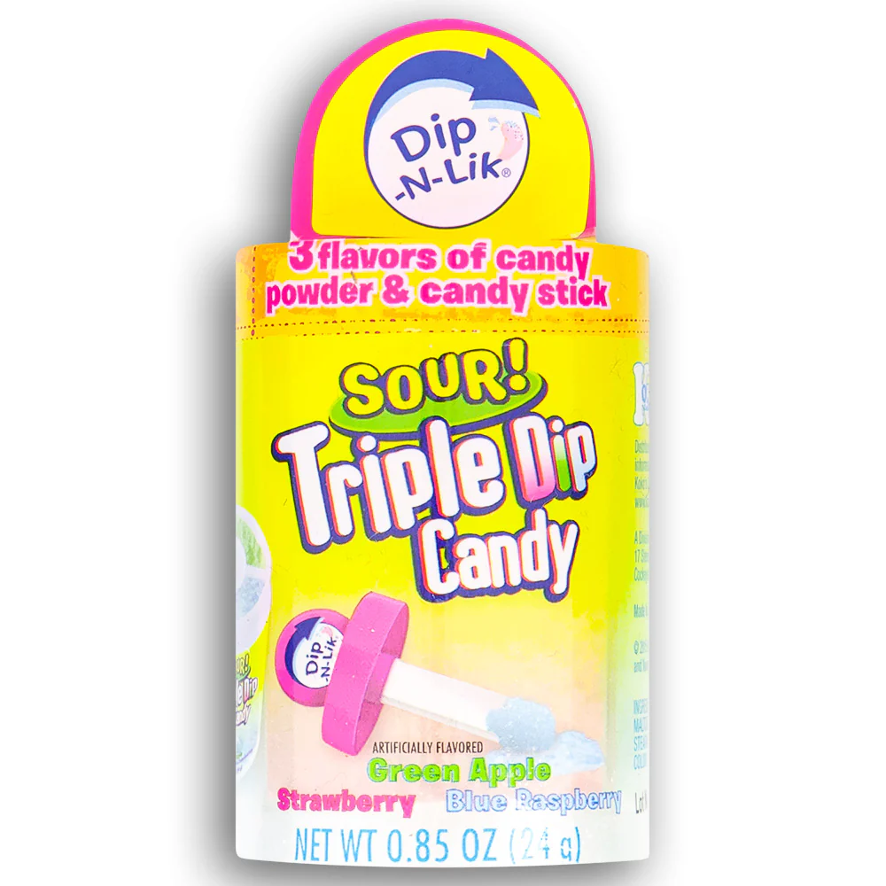 Dip-N-Lik Triple Dip Sour Candy - .85oz - Image 2