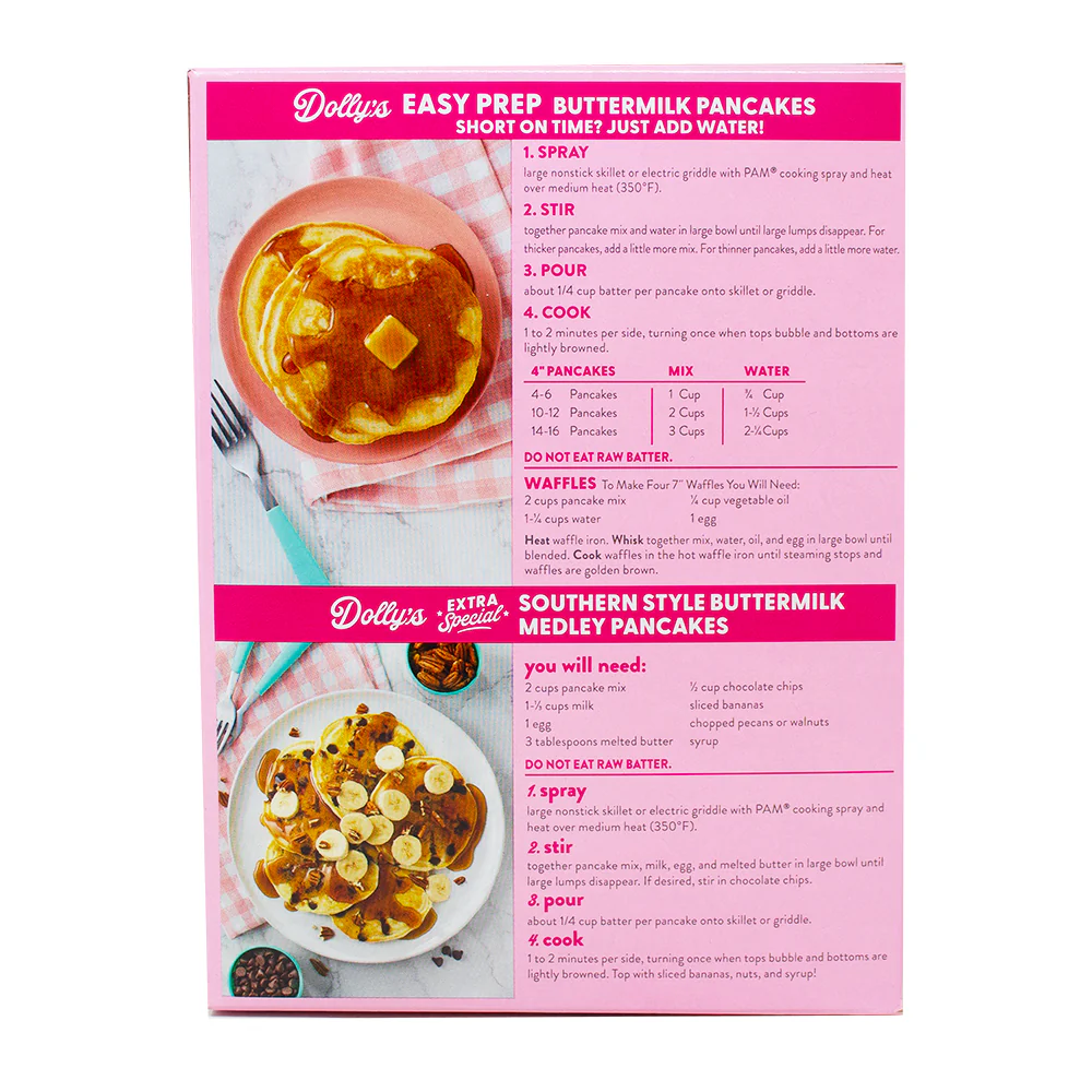 Dolly Parton's Buttermilk Pancakes Complete Mix - 26oz - Image 2