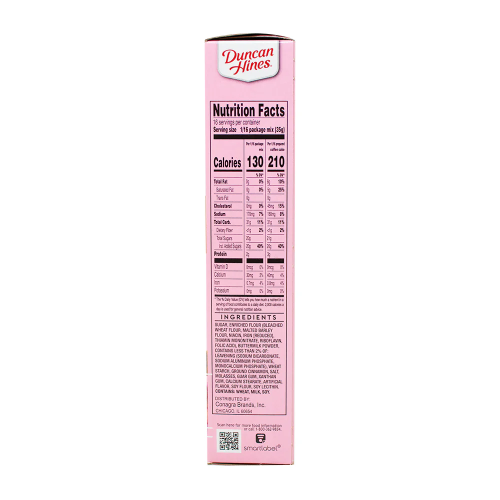 Dolly Parton's Cinnamon Swirl Crumb Cake & Muffin Mix - 20oz - Image 3