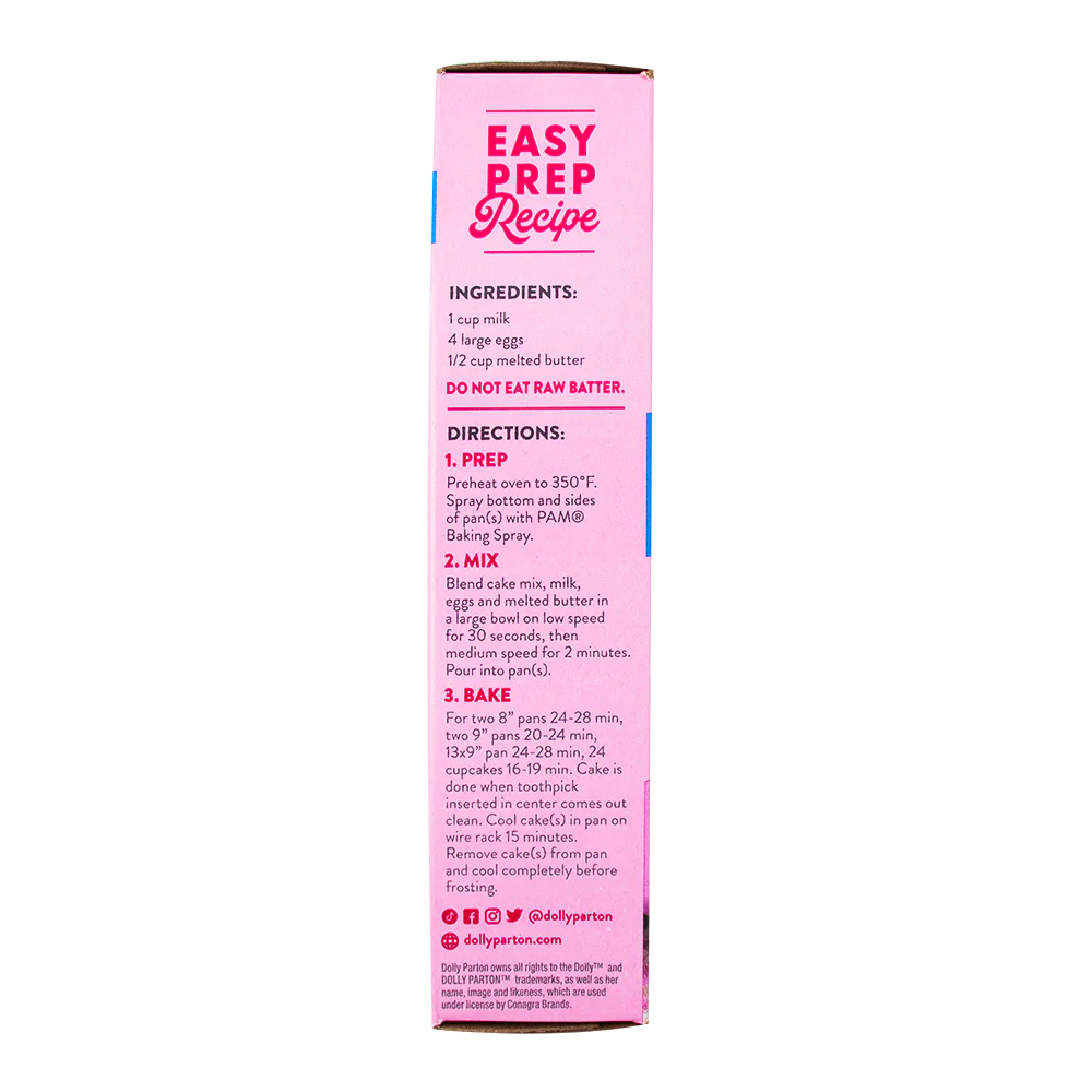 Dolly Parton Coconut Cake Mix - 15.25oz - Image 3