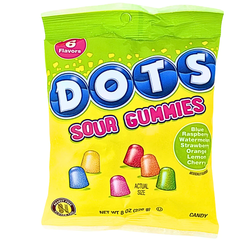 Dots Sour Gumdrops Candy - Image 2