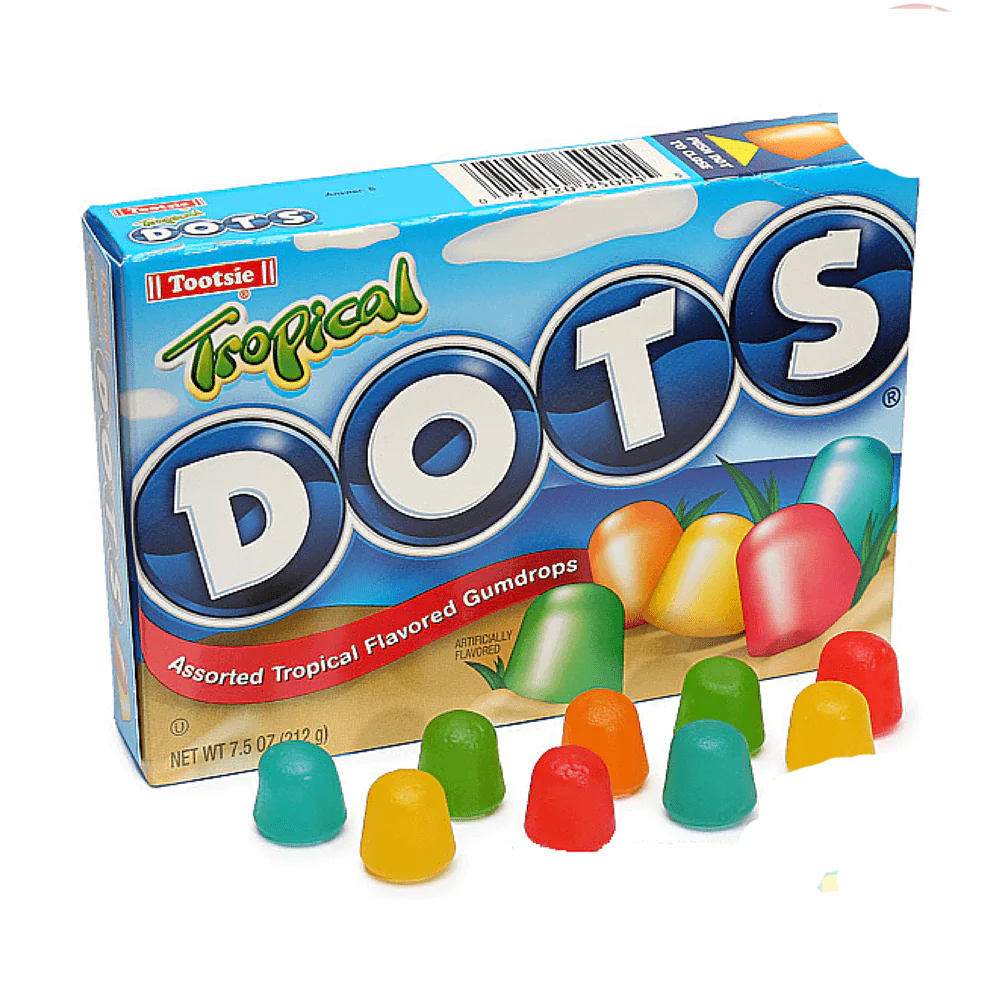 Dots Candy - Tropical Gumdrops Theatre Pack 7.5oz.