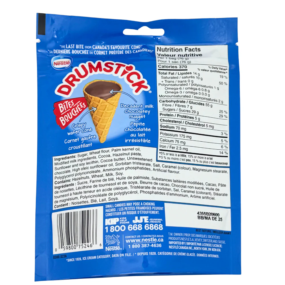 Drumstick Bites Milk Chocolatey Cones - 76g - Image 2