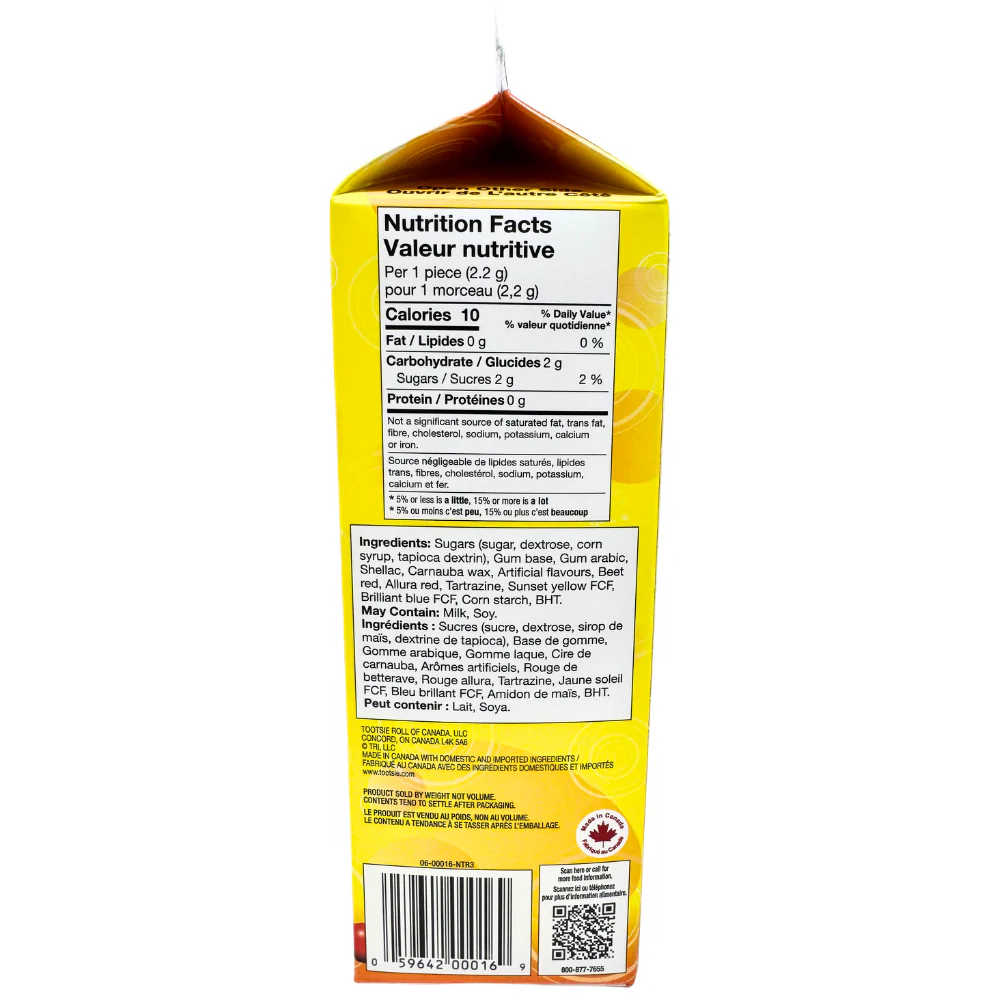 Dubble Bubble Gumballs Refills Carton - 454g - Image 2