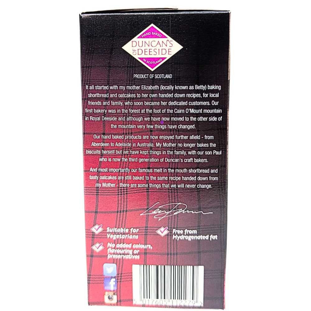Duncan's Chocolate Chip Scottish Shortbread (Scotland) - 200g - Image 2