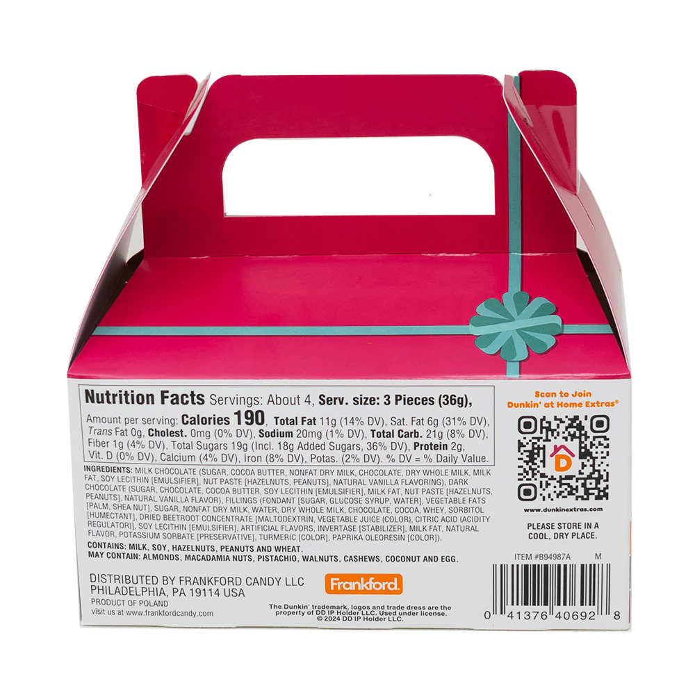 Dunkin Box O'Chocolates - 5oz - Image 3