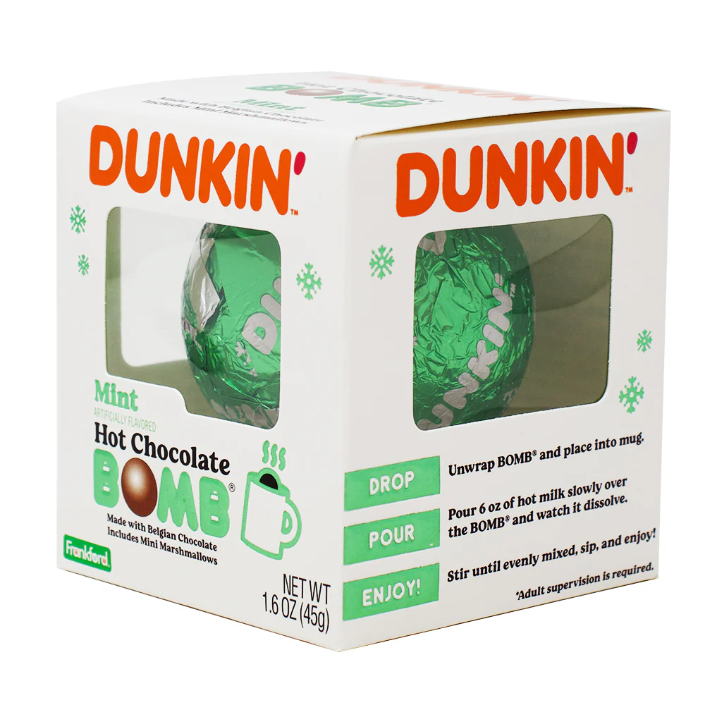 Dunkin' Mint Hot Chocolate Bomb - 1.6oz - Image 3