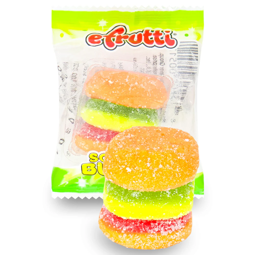 efrutti Gummi Sour Burger Candy - 60ct - Image 4