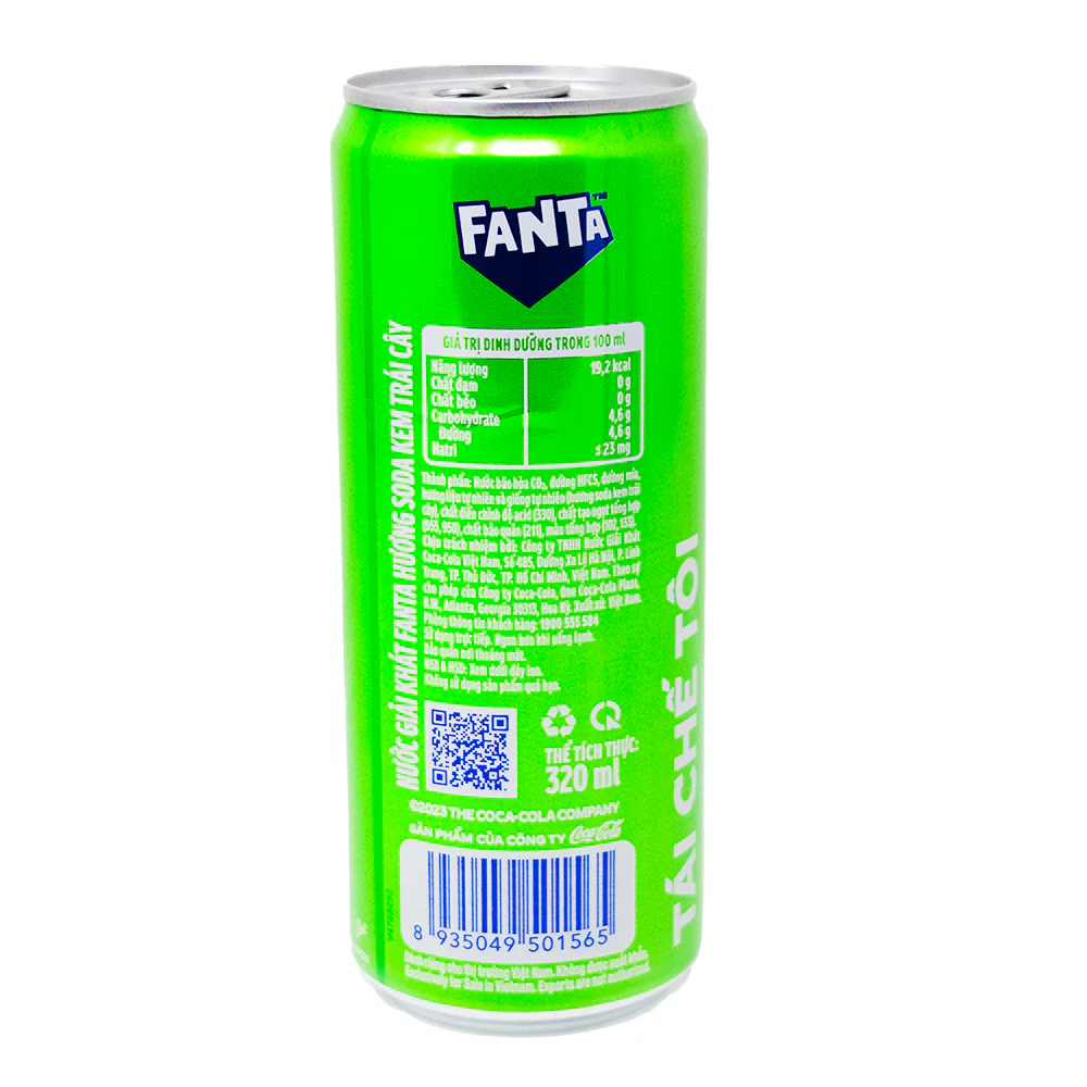 Fanta Fruit Cream Soda (Vietnam) - 320mL - Image 2