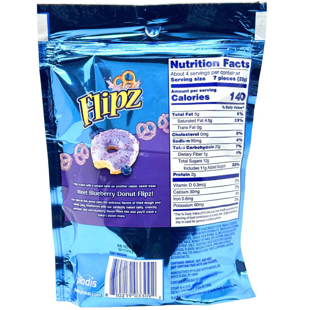 Flipz Blueberry Donut Pretzels - 4.3 oz - Image 2