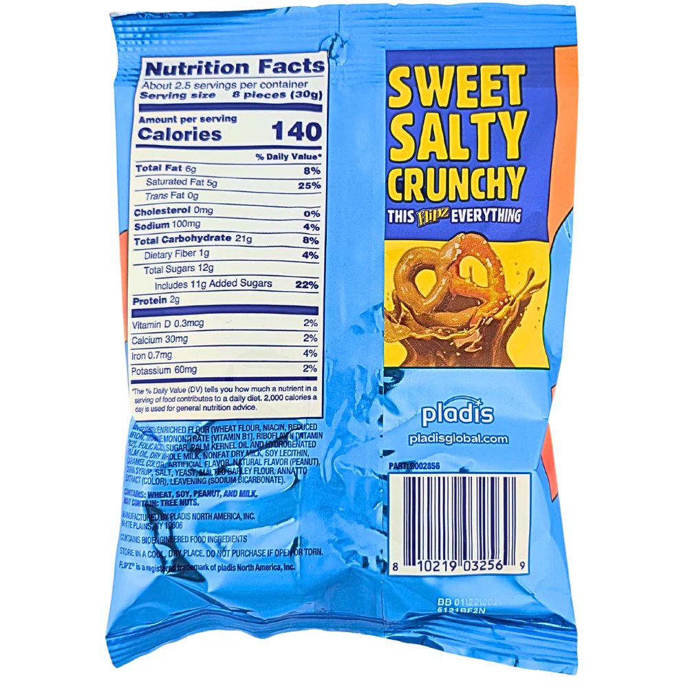Flipz Peanut Butter Fudge Pretzels - 2.5oz - Image 2