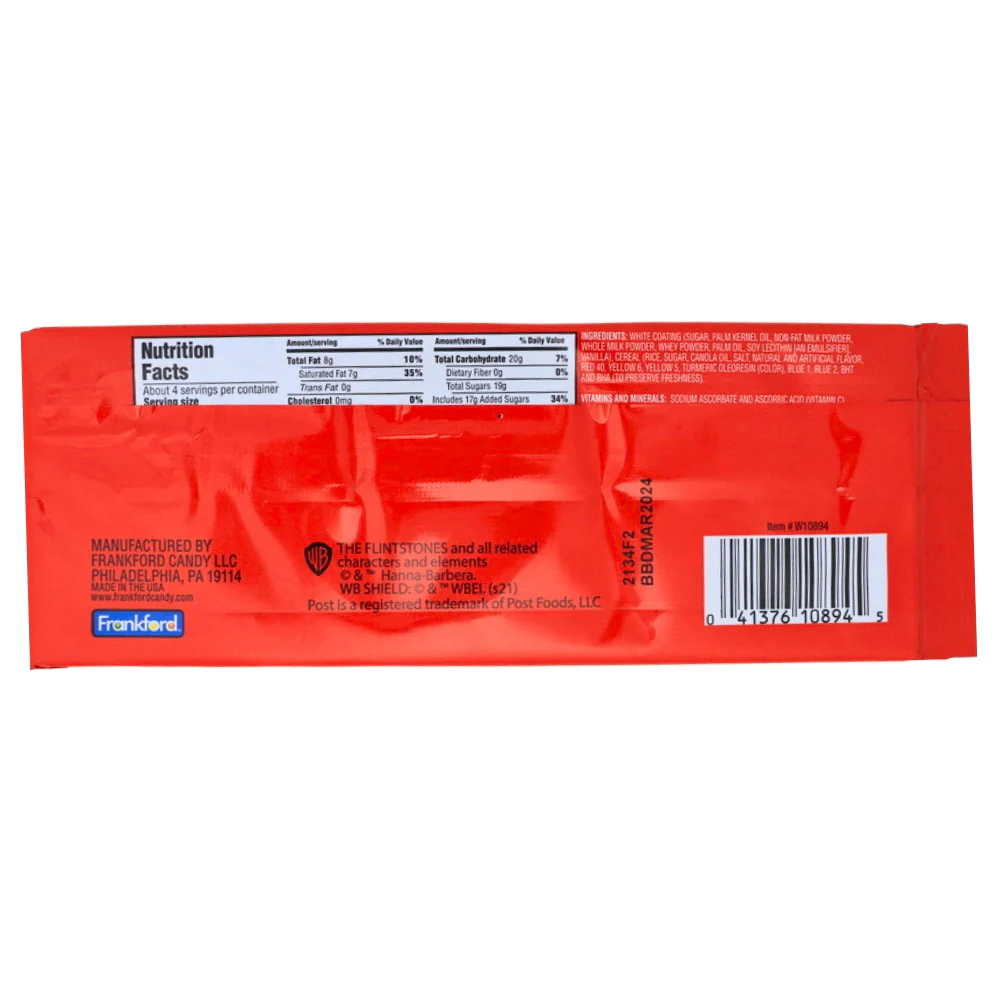 Fruity Pebbles Candy Bar XL - 125g - Image 2
