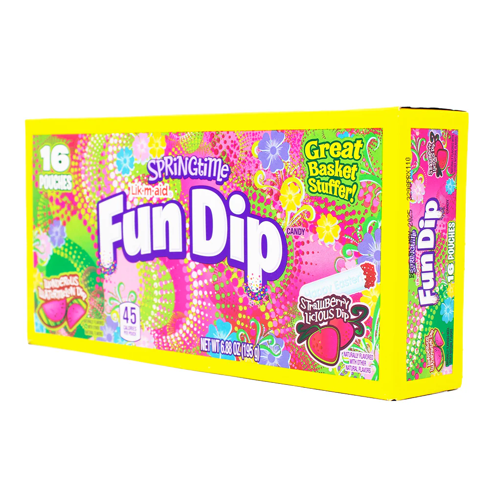 Springtime Fun Dip - Watermelon/Strawberry 16 Pouches - Image 2