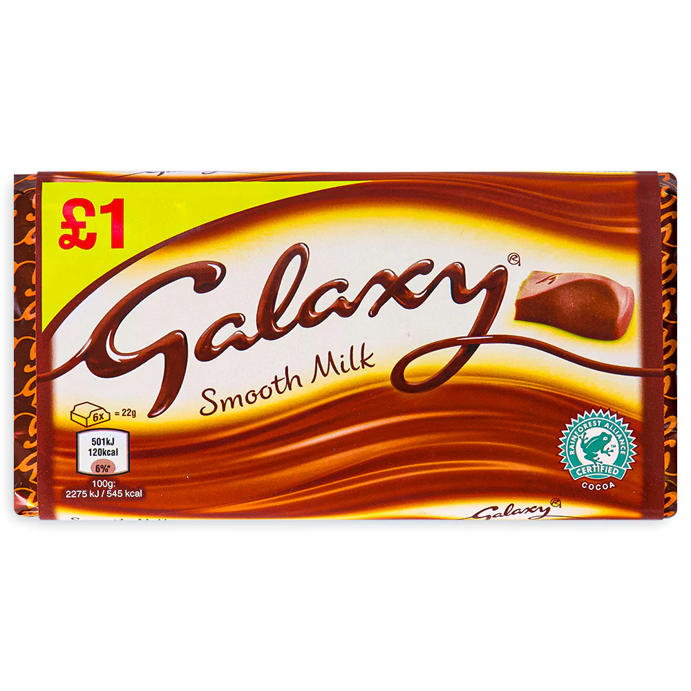 Galaxy Smooth Milk Chocolate Block (UK) - 100 g - Image 2