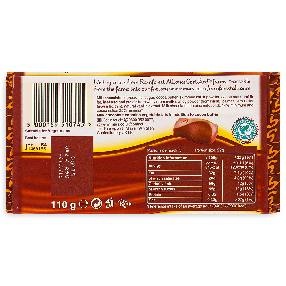 Galaxy Smooth Milk Chocolate Block (UK) - 100 g - Image 3