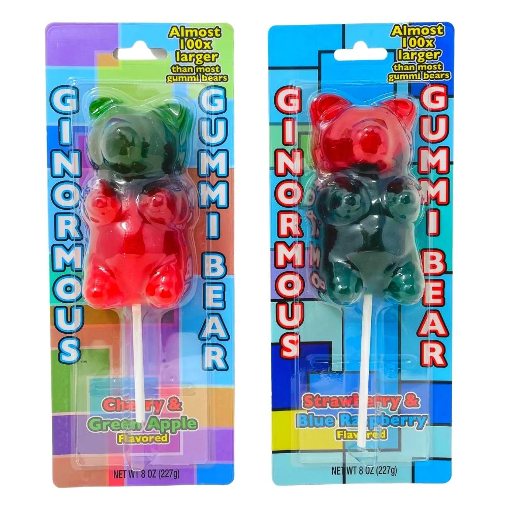Ginormous Gummi Bear Lollipop - 8oz. - Image 2