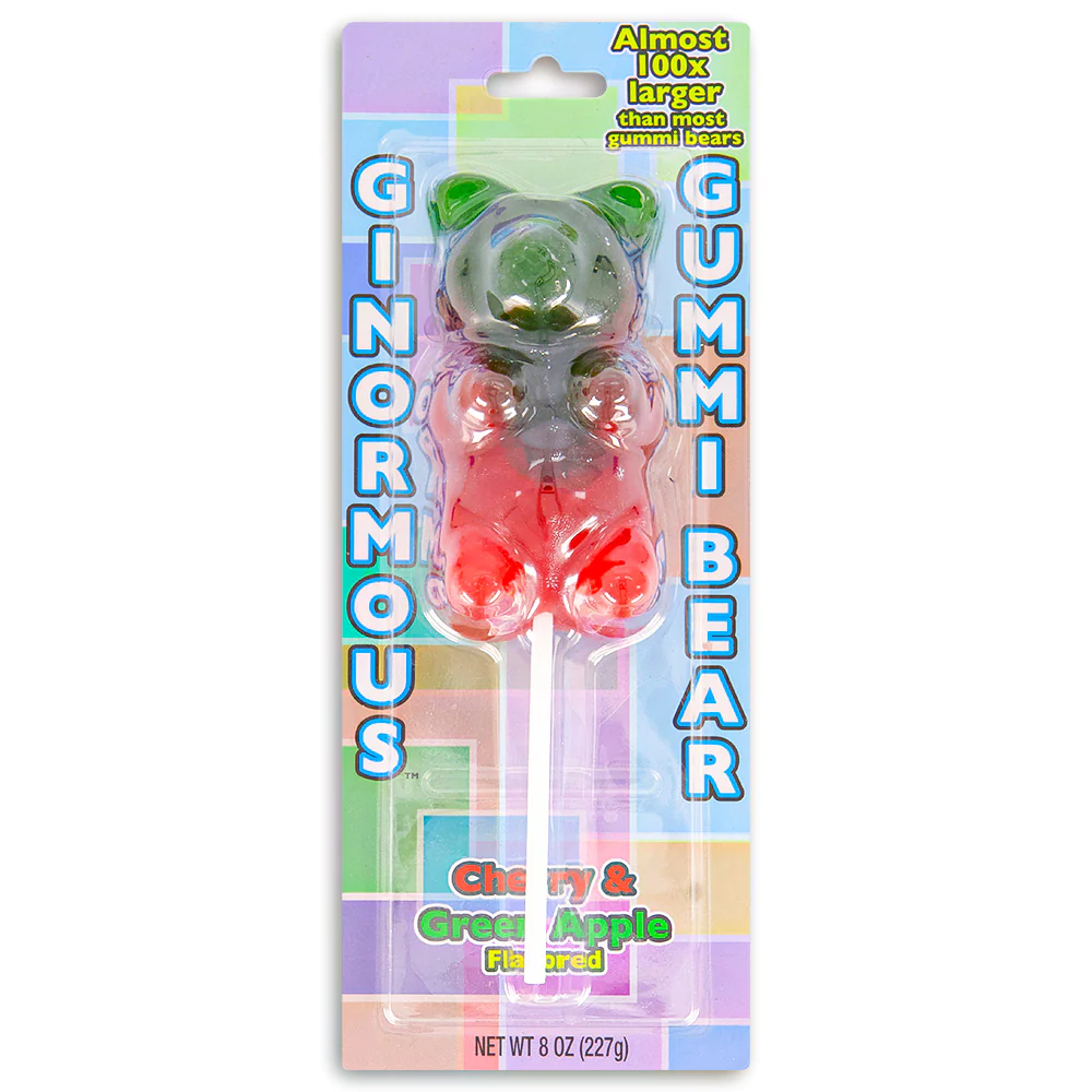 Ginormous Gummi Bear Lollipop - 8oz. - Image 3