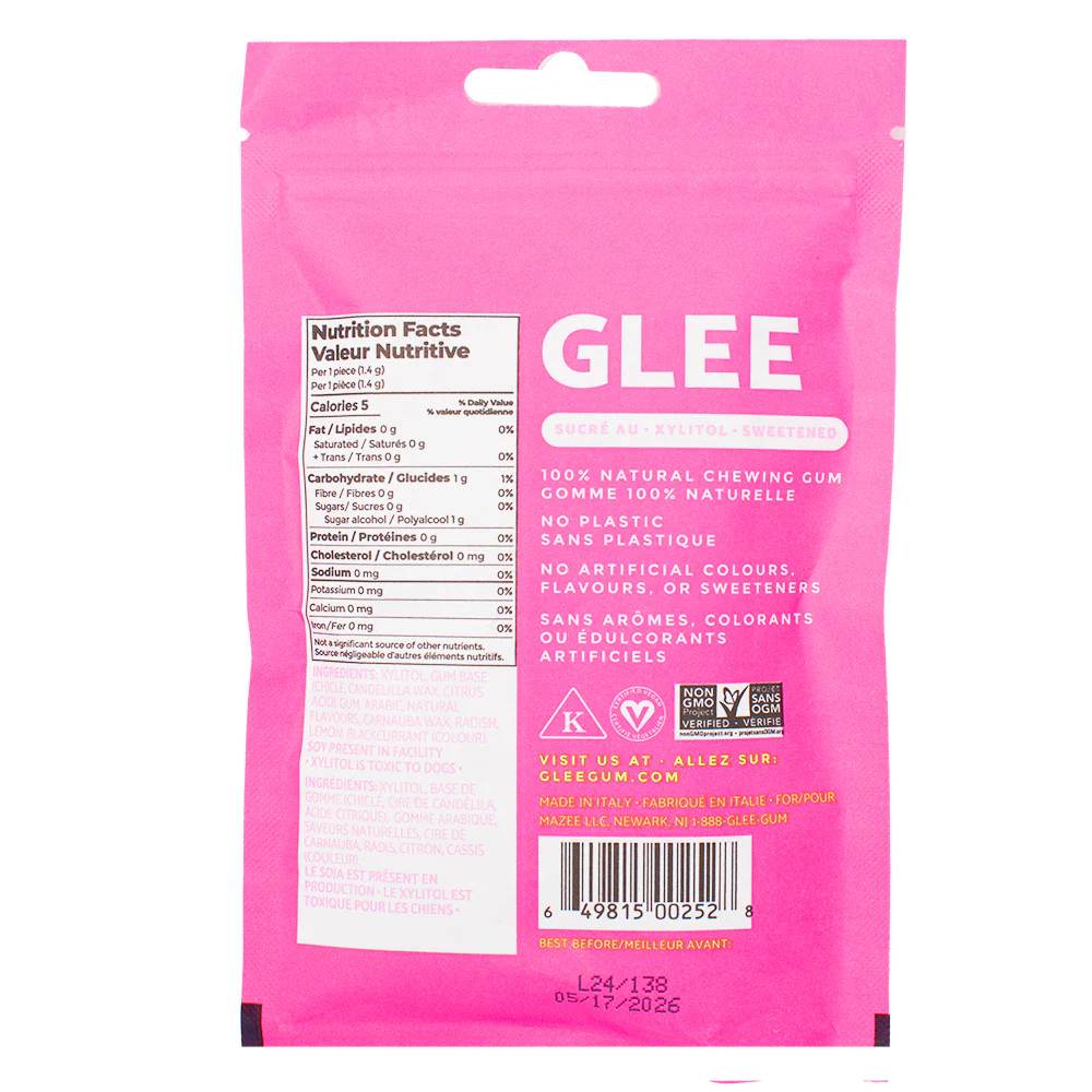 Glee Gum Sugar Free Watermelon - 77g - Image 2