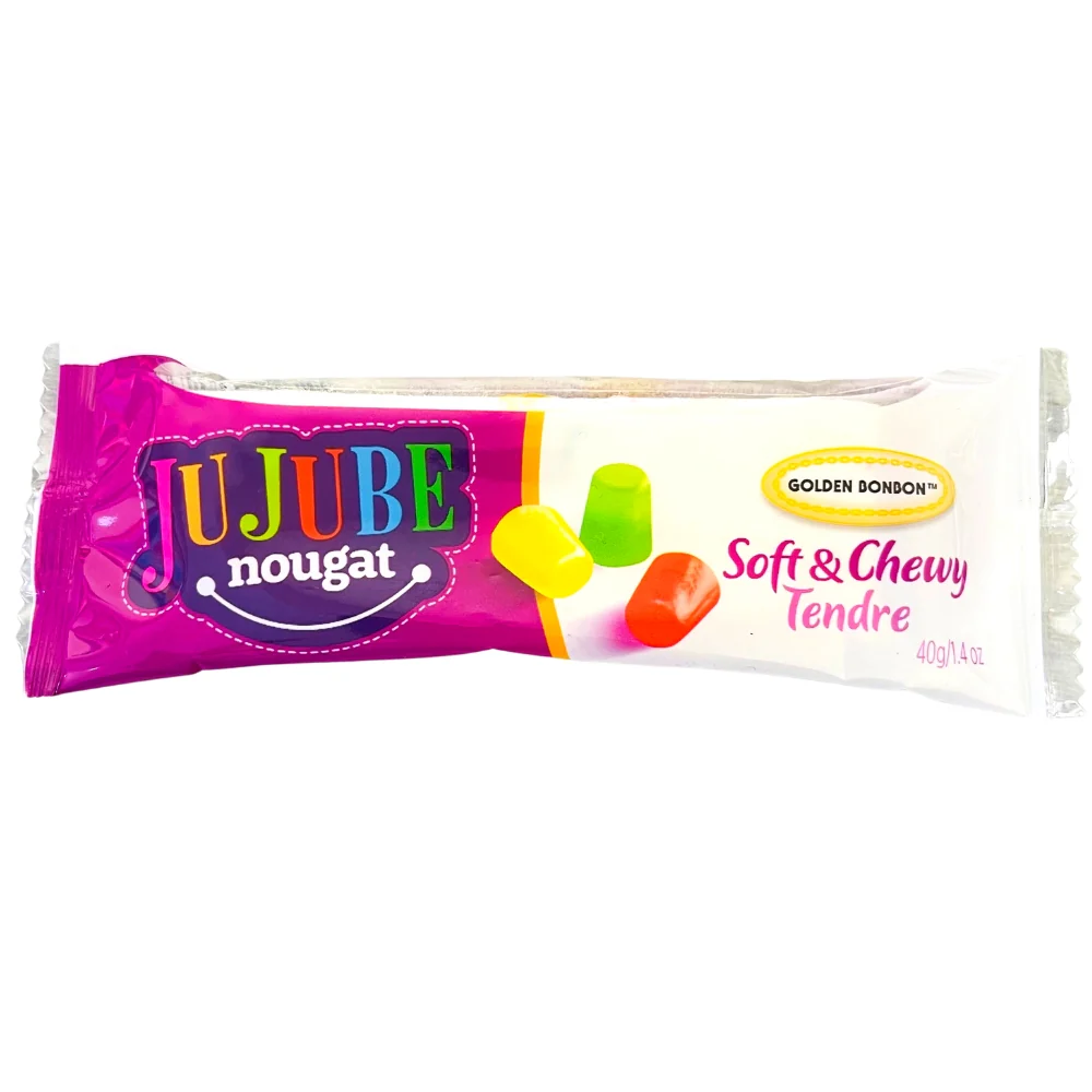 Golden Bonbon Jujubes Nougat Bar - 1.4oz.