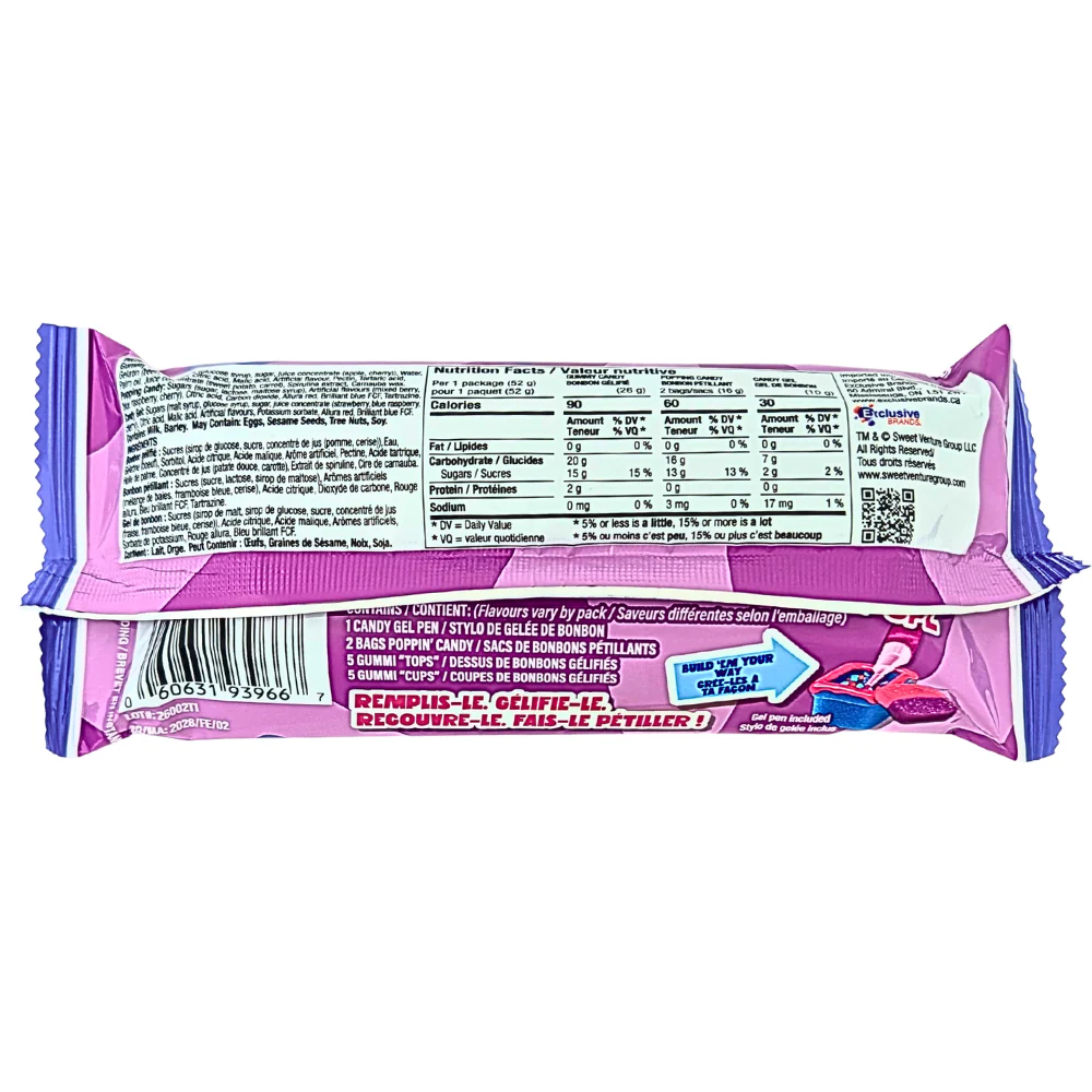 Gummi Popz Wild Berry - 52g - Image 2