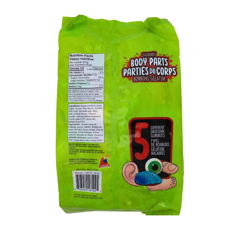 Gummy Body Parts 55ct - 412g - Image 2