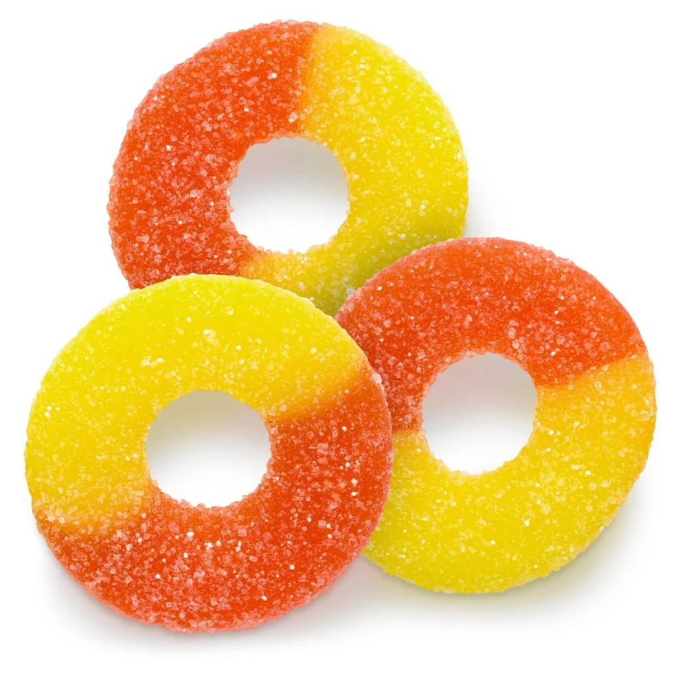 Albanese Gummi Rings-Peach - Image 3