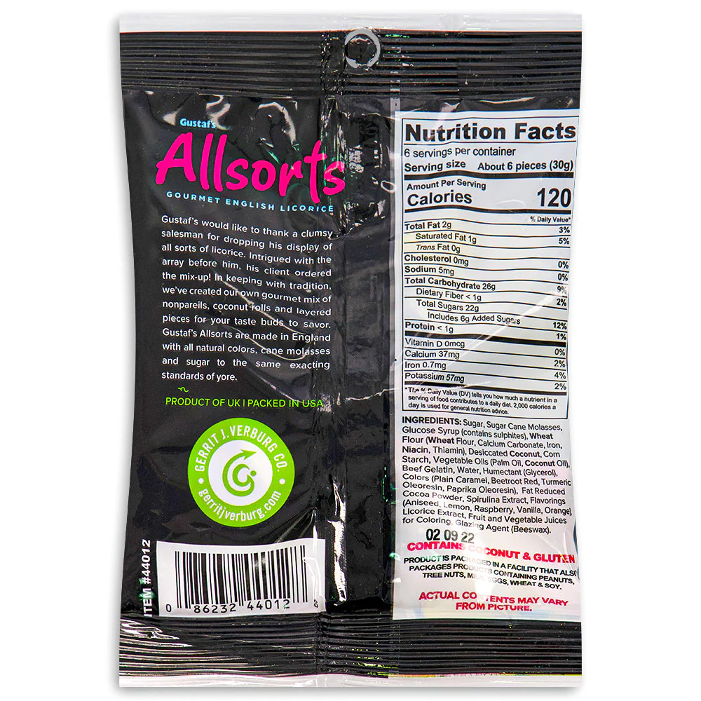 Gustaf's Allsorts Licorice Candies - 6.3 oz - Image 3