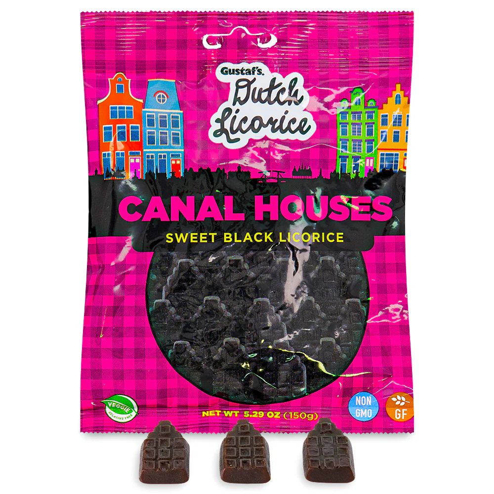 Gustaf's Dutch Licorice Canal Houses - 5.29oz