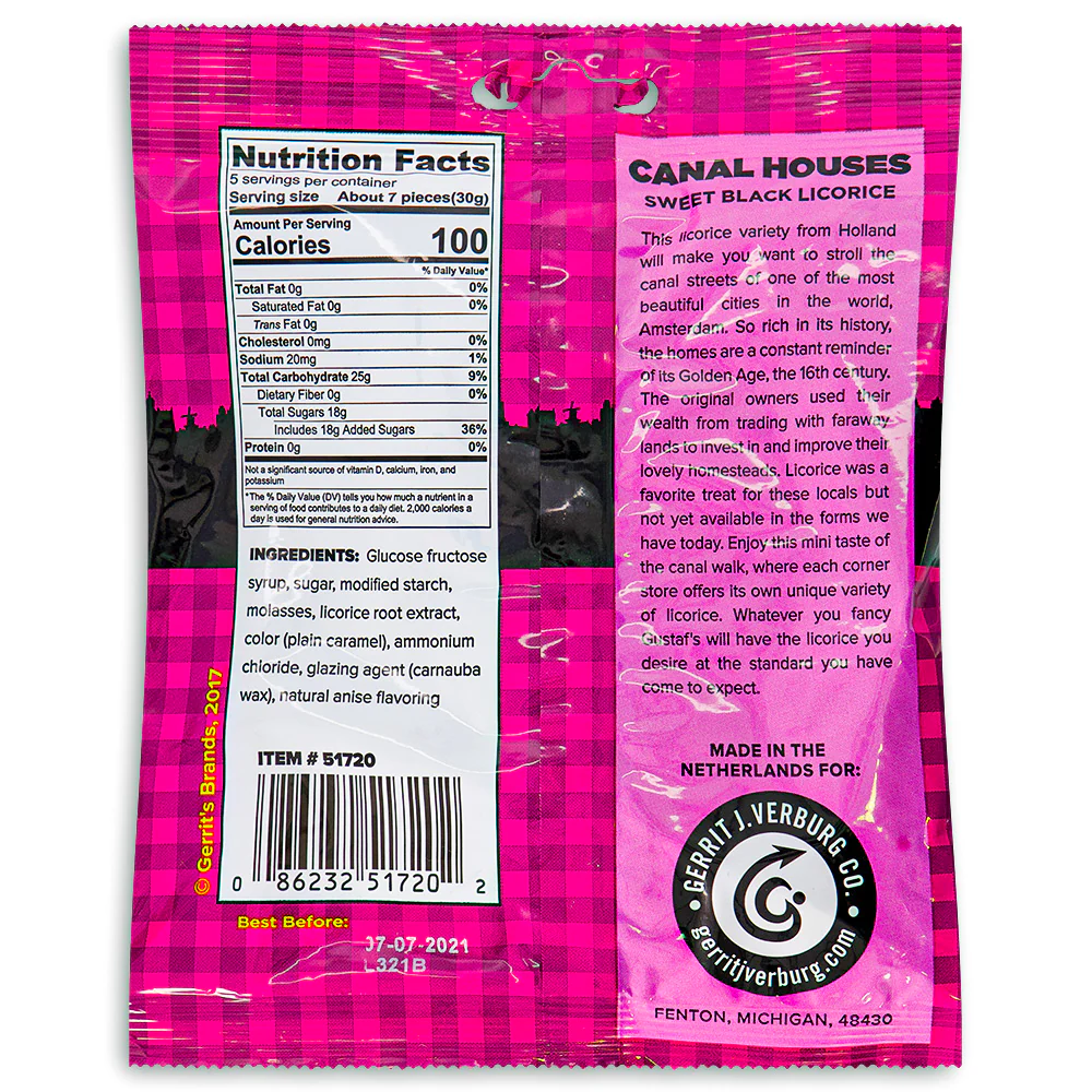 Gustaf's Dutch Licorice Canal Houses - 5.29oz - Image 3