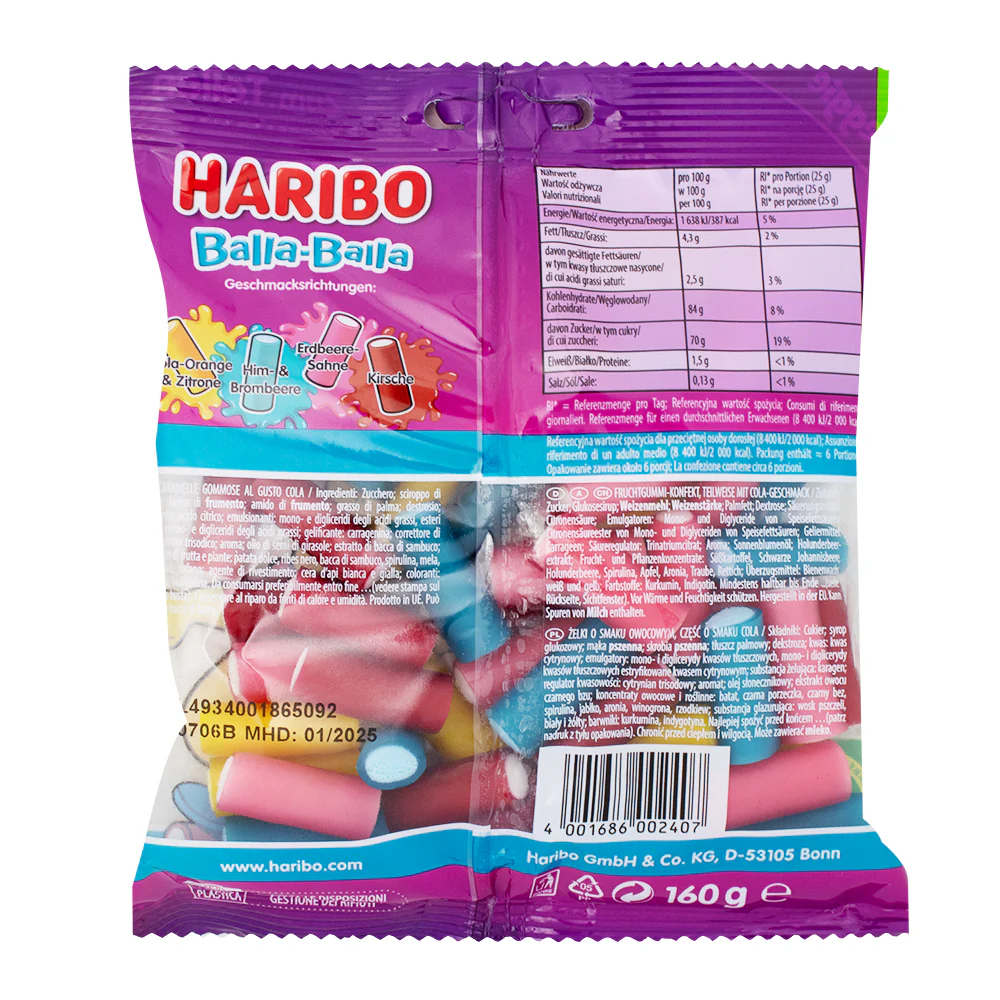 Haribo Balla-Balla - 160g - Image 2
