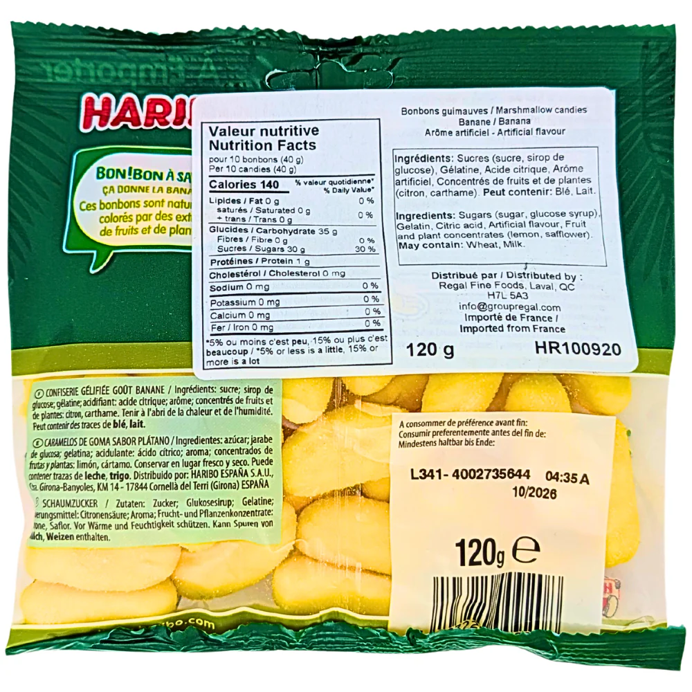 Haribo Bananas - 120g - Image 2