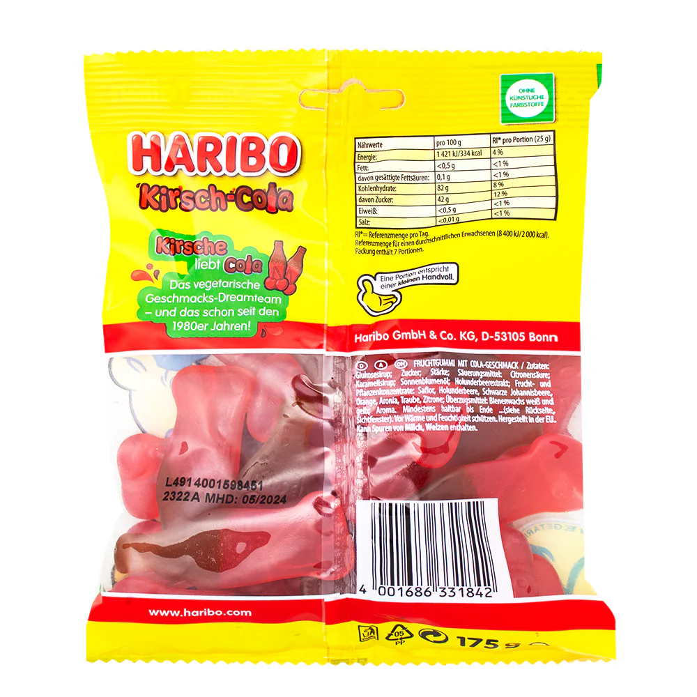 Haribo Cherry Cola - 200g - Image 2