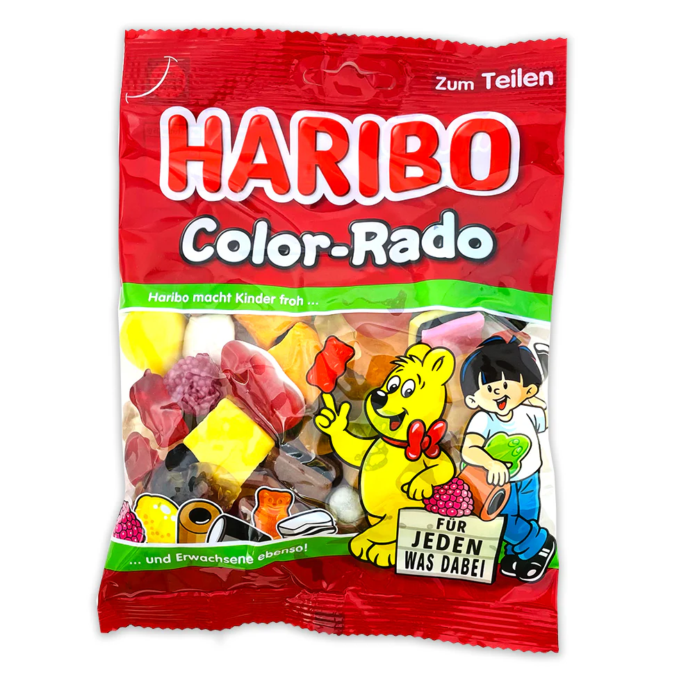 Haribo Color-Rado Licorice & Gummy Candy-175 g