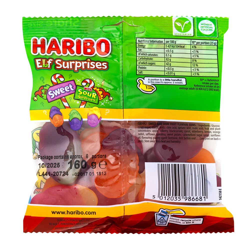 Haribo Elf Surprises (UK) - 60g - Image 2