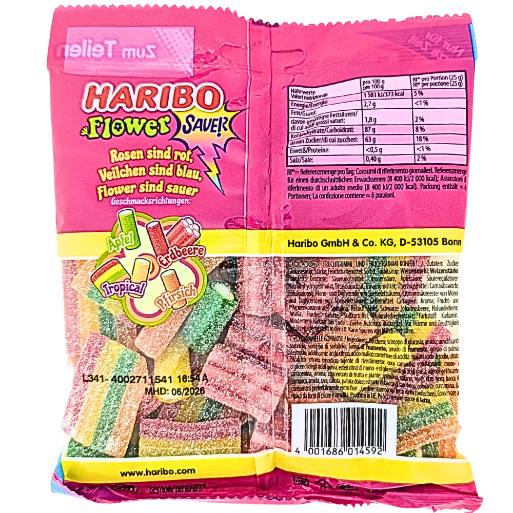 Haribo Flower Sour (Germany) - 160g - Image 2