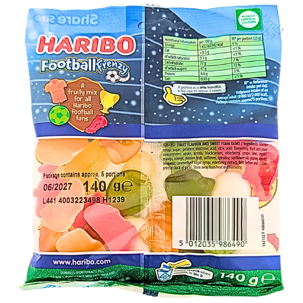 Haribo Football Frenzy (UK) - 140g - Image 2