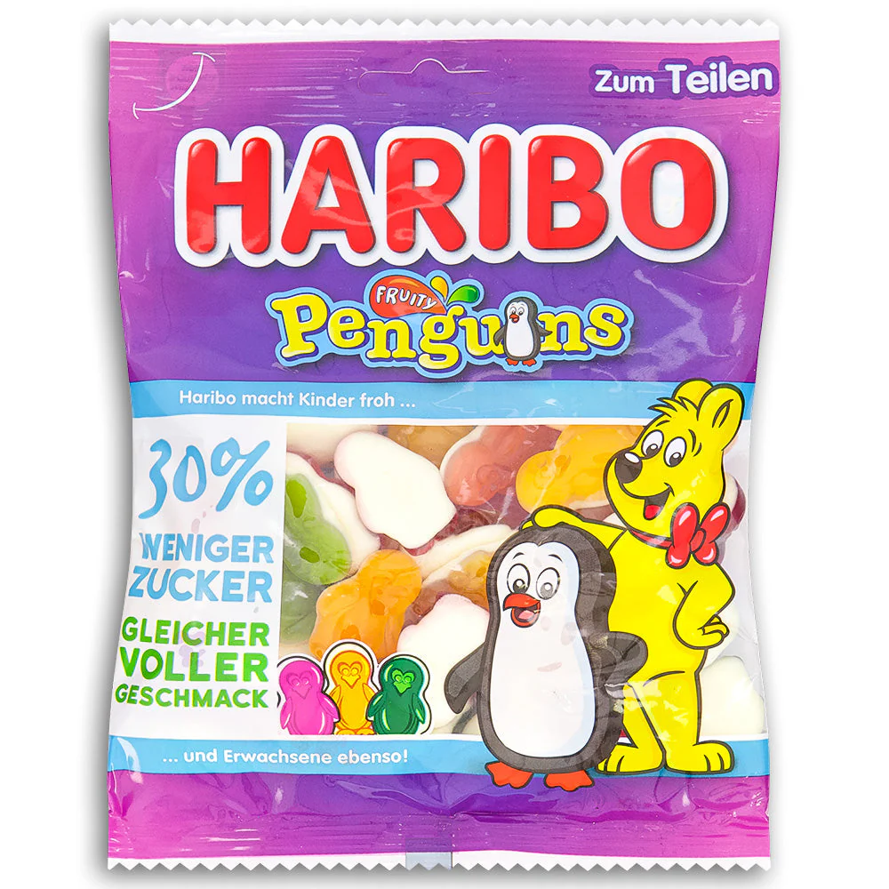 Haribo Fruity Penguins Gummy Candy - 160 g - Image 2