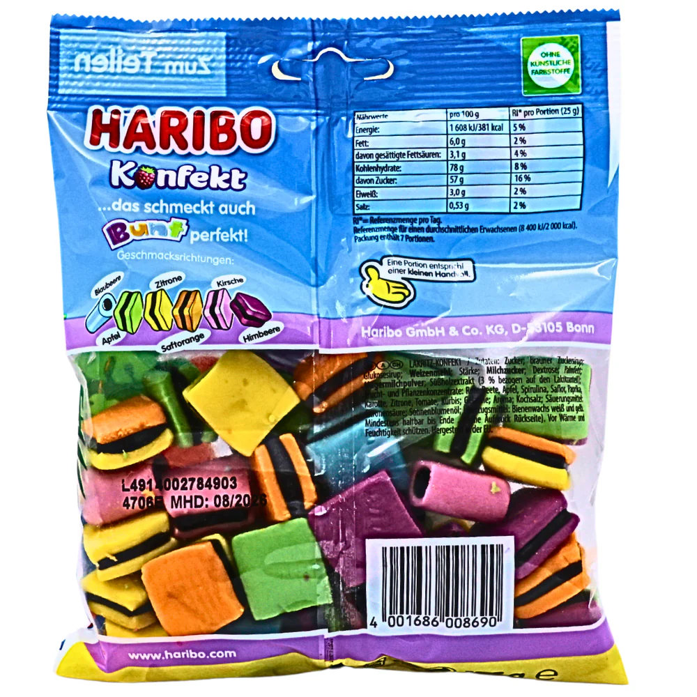 Haribo Konfekt Bunt (Germany) - 175g - Image 2