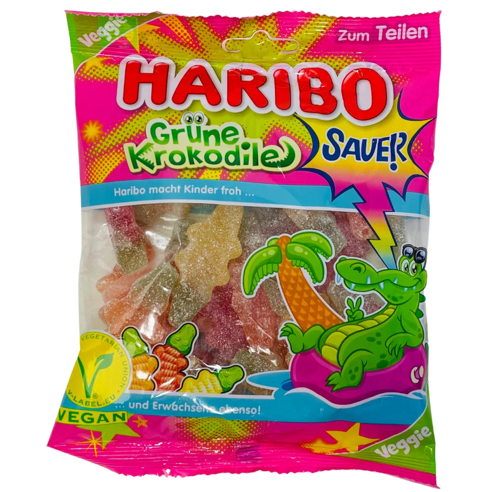 Haribo Sour Crocodiles - 175g