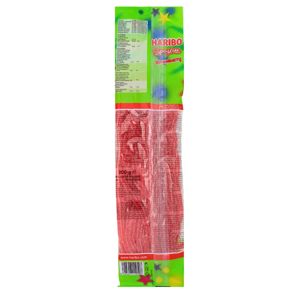 Haribo Spaghetti Strawberry - 200g - Image 2