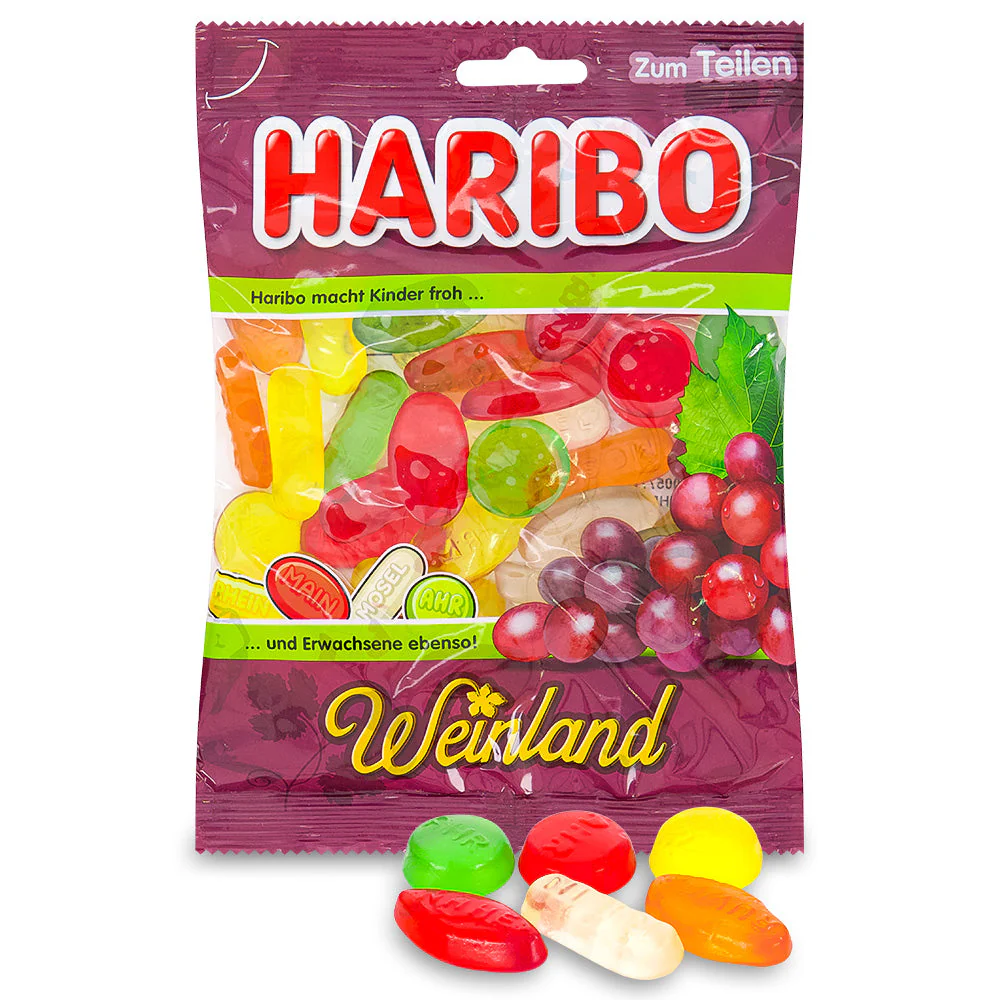 Haribo Weinland Wine Gums - 175g