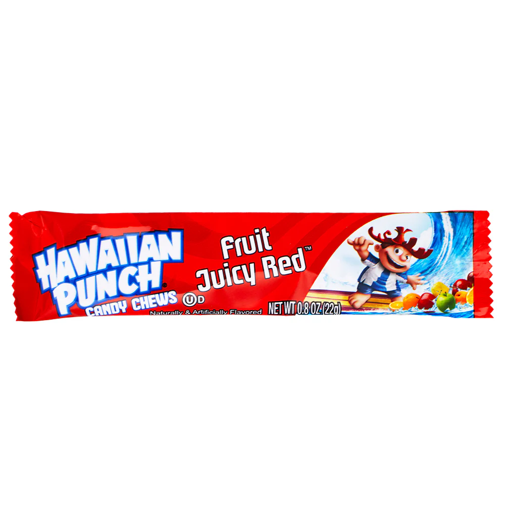 Hawaiian Punch Candy Chews - Fruit Juicy Red - .8oz
