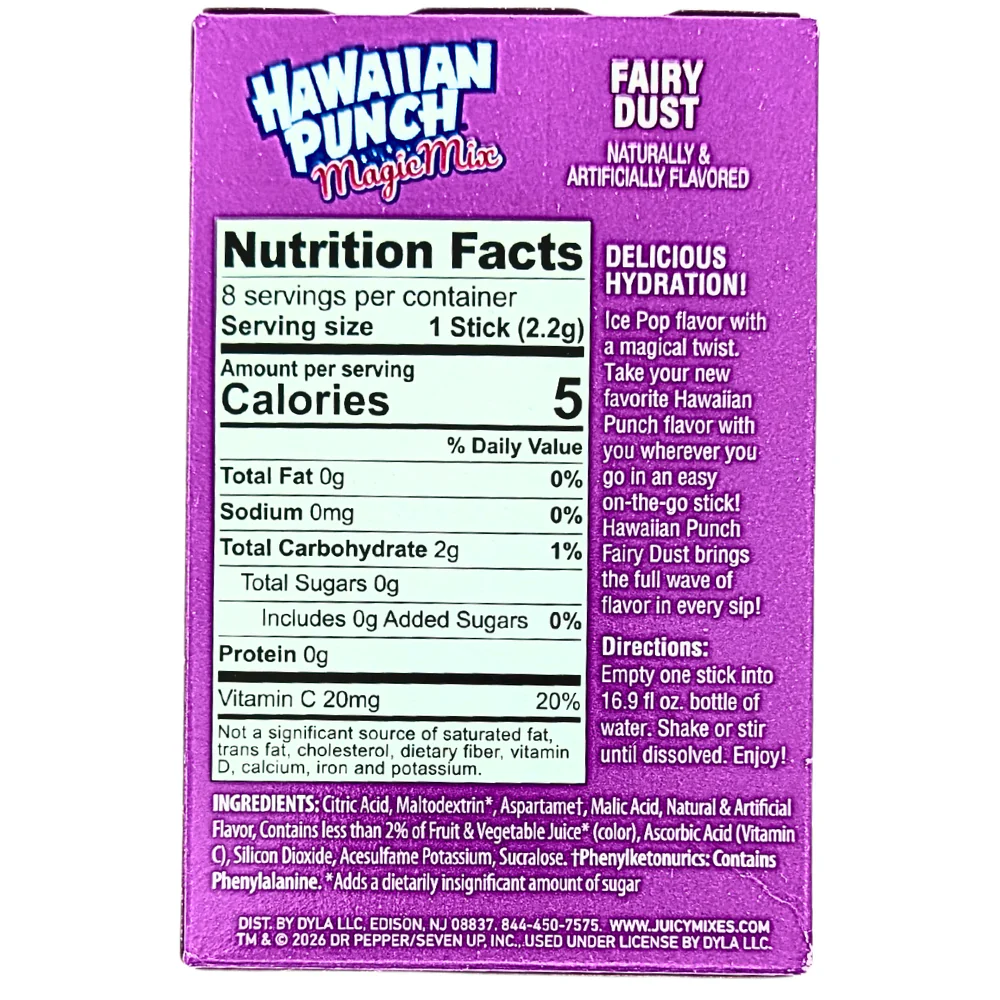 Hawaiian Punch Singles To Go Zero Sugar - Magic Mix Fairy Dust - 17.6g - Image 2