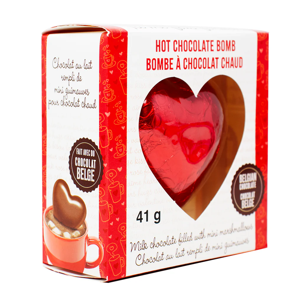 Valentine's Heart Hot Chocolate Bomb - 31g - Image 3