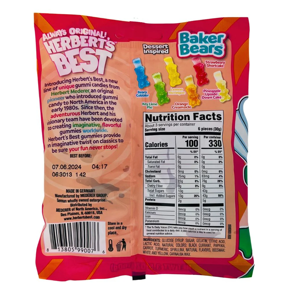 Herbert's Best Baker Bears - 3.5oz - Image 2