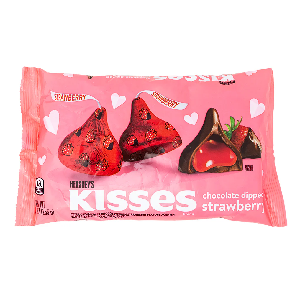 Hershey Kisses Strawberry Dipped - 9oz