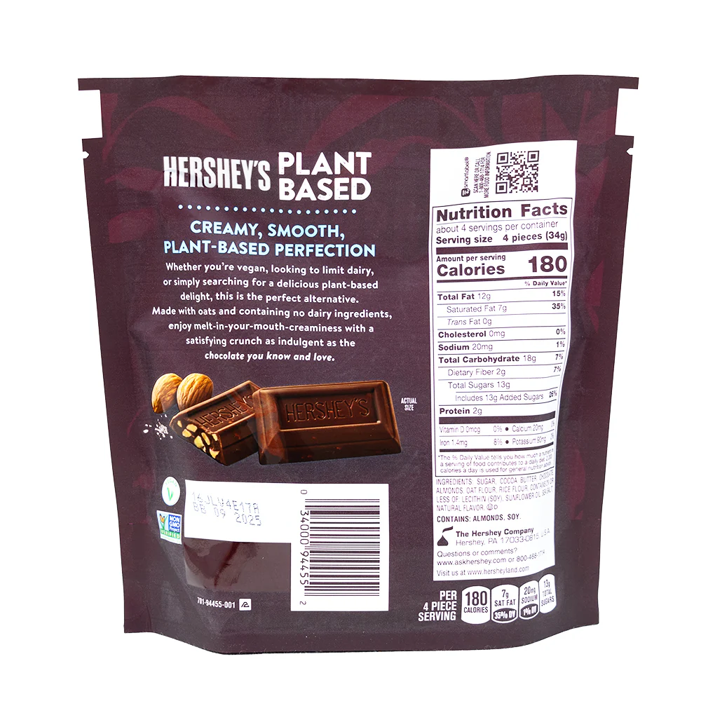Hershey Plant Based Almond & Sea Salt - 4.5oz - Image 2
