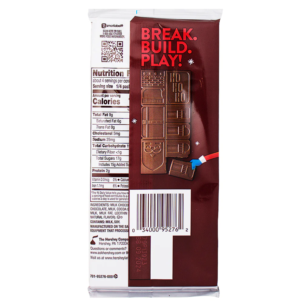 Hershey's Build-a-Santa Milk Chocolate Bar - 4.32oz - Image 3