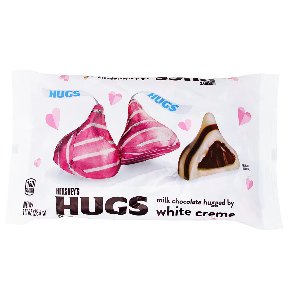 Hershey's Hugs Milk Chocolate Hugged By White Creme - 7.8oz